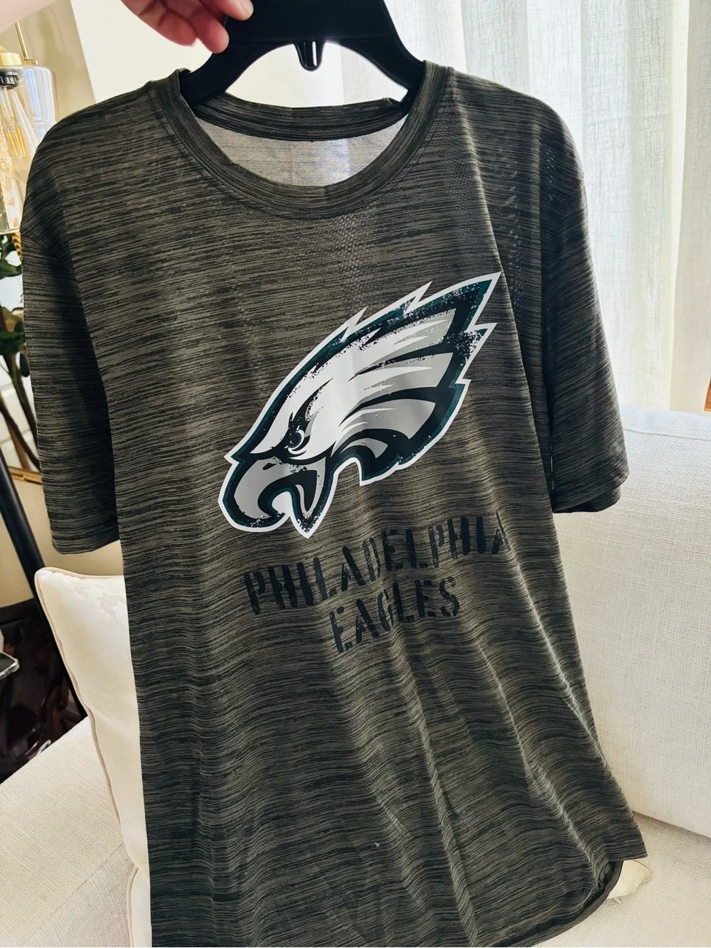 Nike Kids Philadelphia Eagles Olive Green Tee shirt for men size M